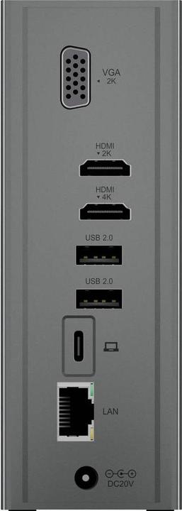 Produktbild Icy Box IB-DK2262AC (USB-C, 3 Ports)