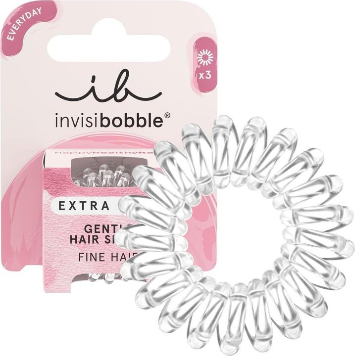 Invisibobble Haarbinder Extra Care crystal clear 3 Stk (Haargummi)