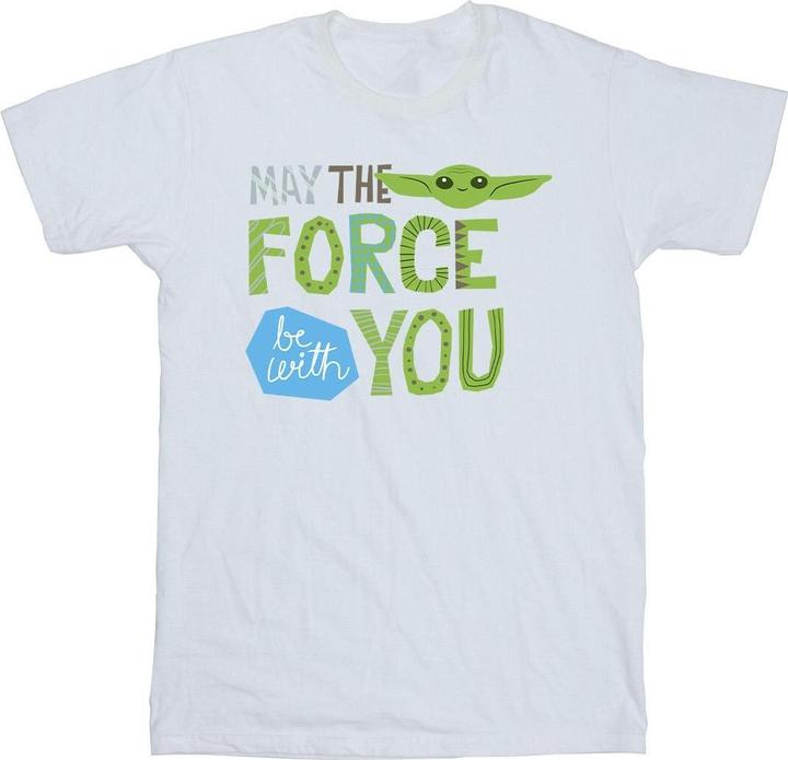 Immagine prodotto Star Wars The Mandalorian May The Force Be With You Maglietta Uomo (3XL)