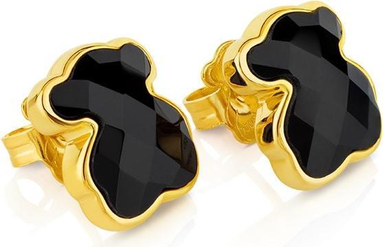 Produktbild Tous Silver teddy bear earrings with onyx 215433580 (Sterling Silber)