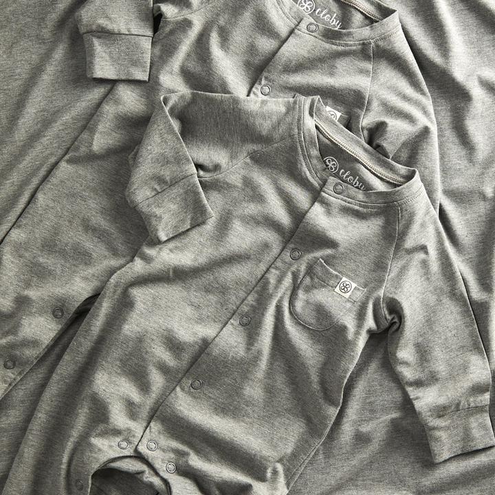 Image du produit Cloby Combinaison grenouillère UPF + Stone Grey (62, 63, 64, 65, 66, 68)