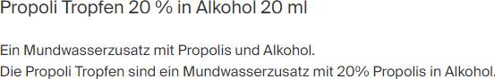 Nährwerte und Zutaten Remmele Tropfen 20 % in Alkohol (1 Stück, Tropfen, 67 g)
