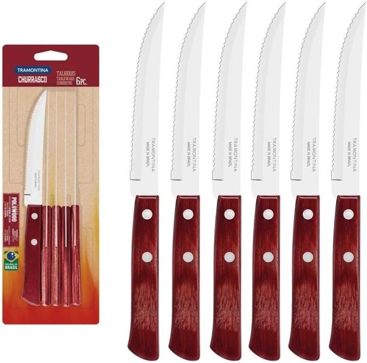 Actual product image Tramontina Steak pizza knife set (6 Piece, Knife)