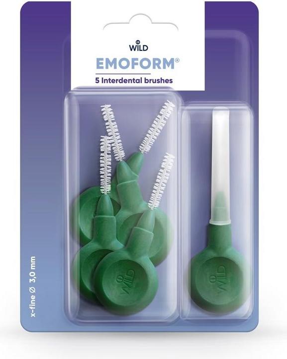 Image du produit Emoform Interdentalbürsten 3.0mm dunkelgrün (5 x, 3 mm)