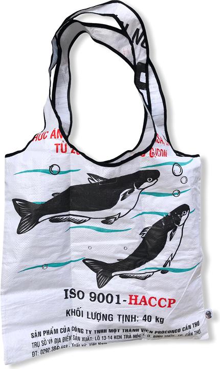 Actual product image Beadbags S Shopping bag Crispy Rice RI43.01 white 50x1x76cm