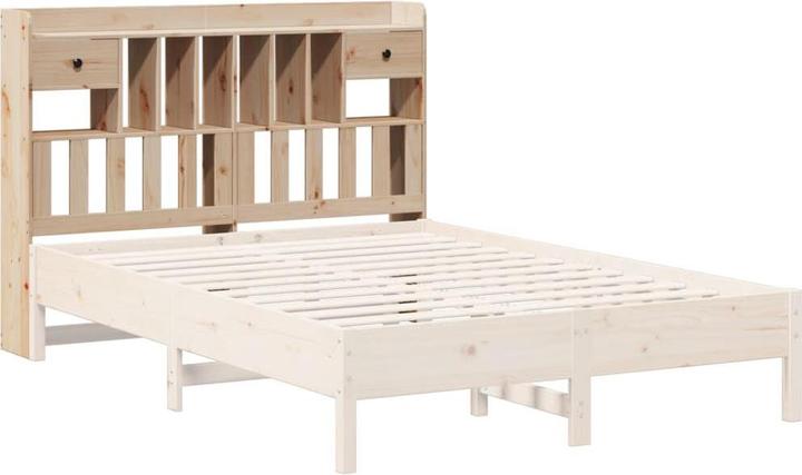 Produktbild VidaXL Kopfteil Bettkopfteil Betthaupt mit Stauraum 180cm Massivholz Kiefer