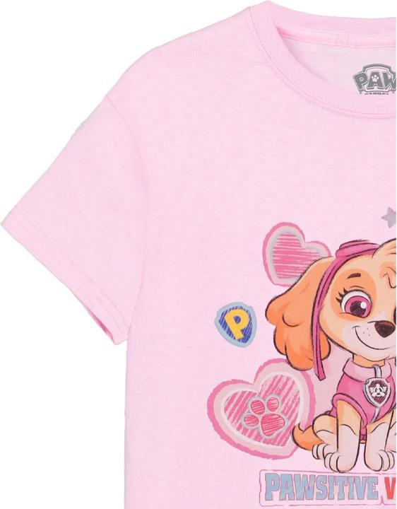 Image du produit Paw Patrol - T-shirt PAWSITIVE VIBES ONLY - Fille (98)