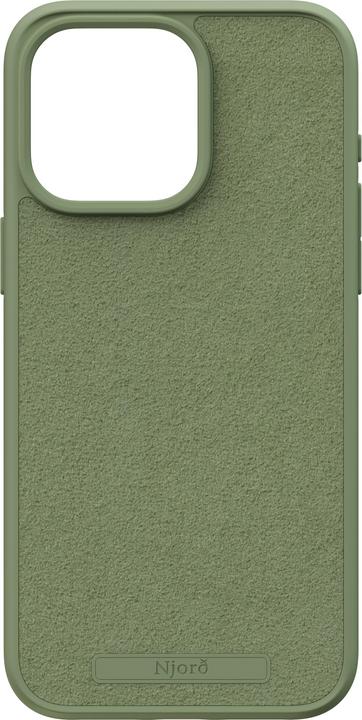 Image du produit Njord Suede MagSafe Case for iPhone 15 Pro Max, Olive (Apple iPhone 15 Pro Max)