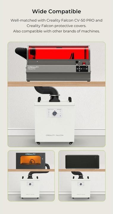 Produktbild Creality Falcon YW200 Rauchabsaugung mit Filter (Reinigung)