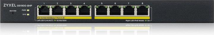 Image du produit Zyxel GS1900-8HP V3 (8 Ports)