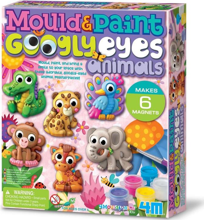 Actual product image 4M Mould & Paint Googly Eyes Animals
