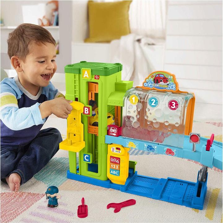 Produktbild Fisher-Price Little People Auto Waschwerkstatt