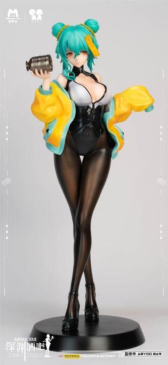 Actual product image Mengxiang Toys Original Character PVC Statue 1/4 Bar Abyss You You 42 cm