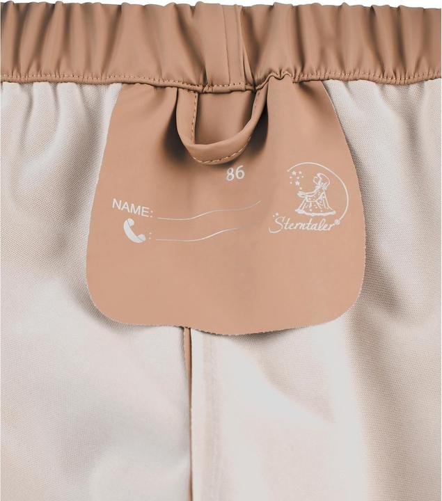 Actual product image Sterntaler Rain trousers unlined clay brown size 128 (128)