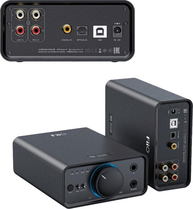 Actual product image FiiO K7 (gain switch, USB-DAC)