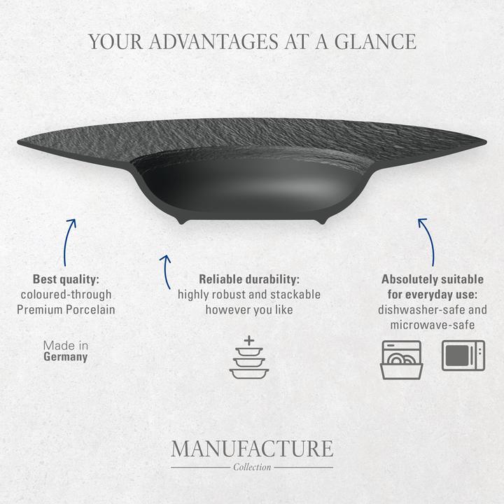 Actual product image Villeroy & Boch Reisbol Manufacture Rock (10.80 cm, 0.20 l, 1 x)