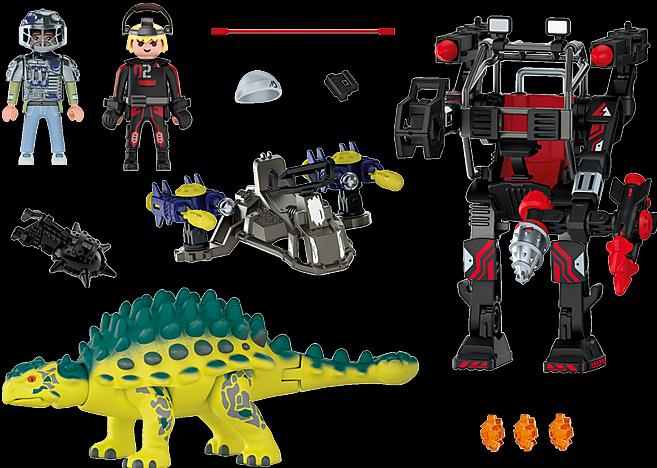 Actual product image Playmobil Saichania: Defense of the combat runner (70626, Playmobil dinos)