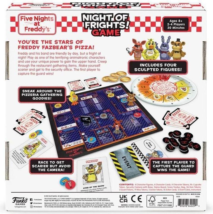 Image du produit Funko Jeu de société Five Nights at Freddy's Night of Frights (Allemand)