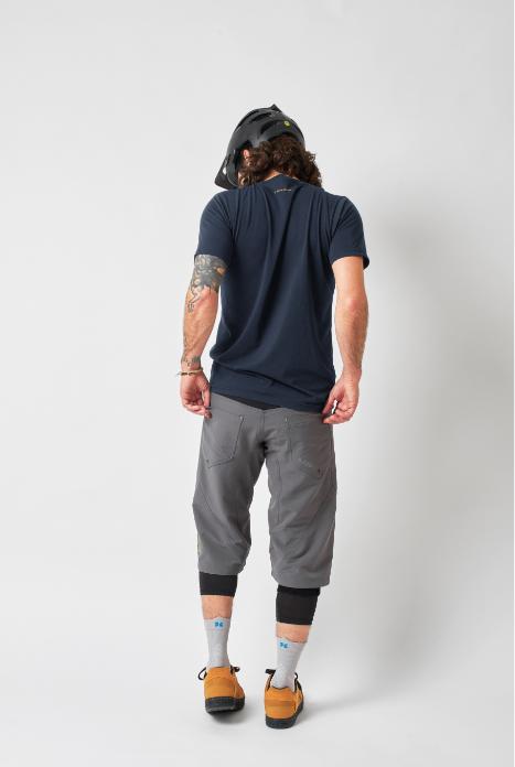 Actual product image dirtlej Mountee Shortsleeve Jersey, blue/lime, L (L)
