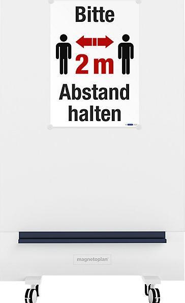Produktbild Magnetoplan MAGNETOP. Infinity Wall mobil 1141100 beidseitig Email 185x105x22cm