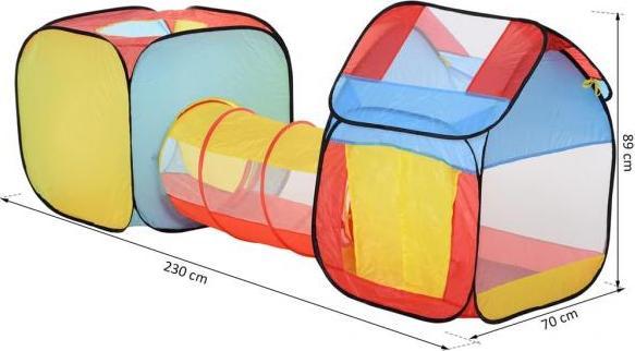 Actual product image Homcom Children's play tent with tunnel