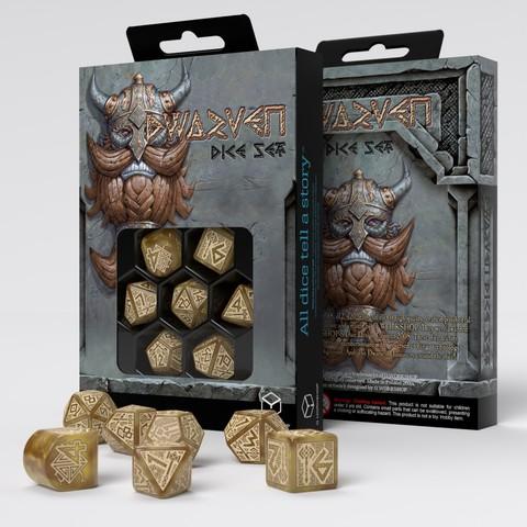 Actual product image Q Workshop Dwarven Dice Set: Gold