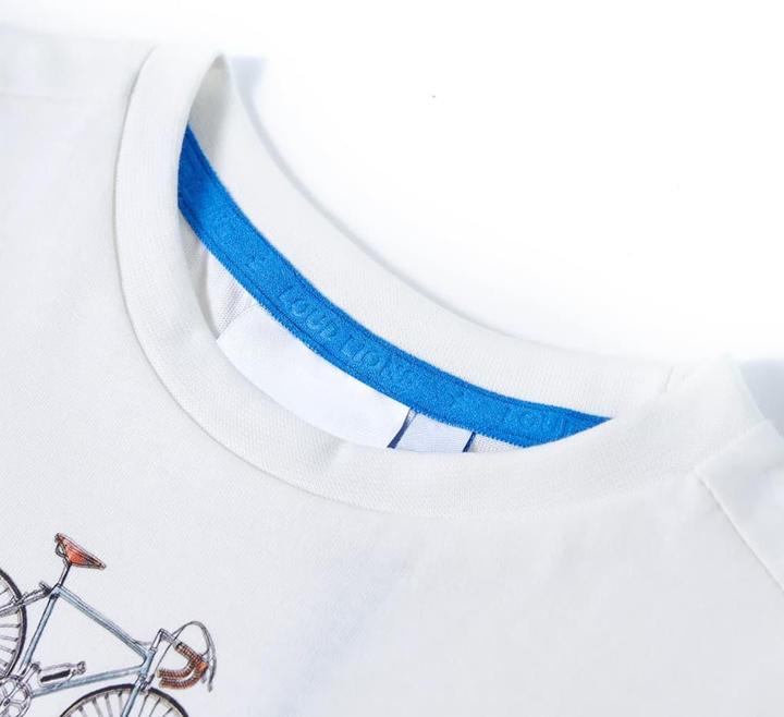 Immagine prodotto VidaXL Maglietta per bambini Ecru 140,Materiale: 100 % cotone,Colore (140)