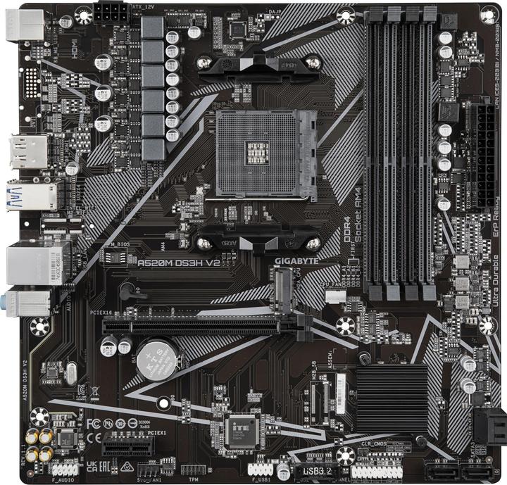 Immagine prodotto Gigabyte A520M DS3H V2 (AM4, AMD A520, mATX)