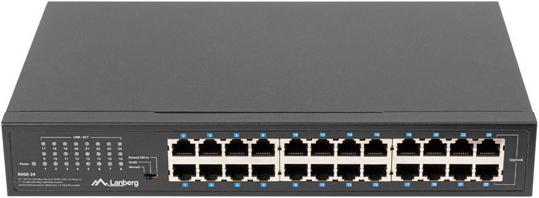 Lanberg RSGE-24 Network Switch Unmanaged Gigabit Ethernet (10/100/1000) 1U (24 Ports)