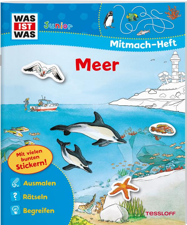 Produktbild Tessloff WAS IST WAS Junior Mitmach-Heft Meer (Deutsch, Ida Wenzel, 2018)