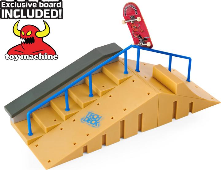 Produktbild Maki Tech Deck X-Connect Starter-Set - Jump n' Grind: Rampenset mit authentischem Fingerboard und Zubehör