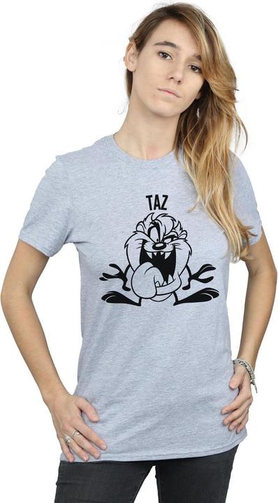 Immagine prodotto Looney Tunes Taz Large Head Maglietta Ampia Donna (L)