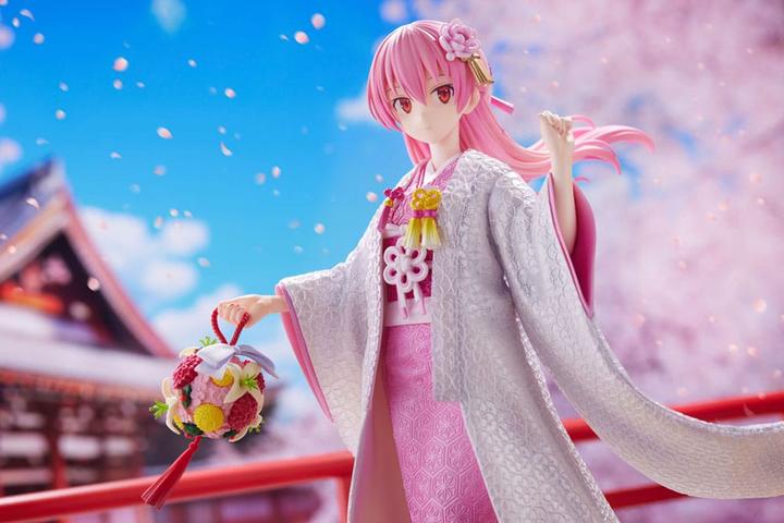 Actual product image Furyu TONIKAWA: Over The Moon For You PVC Statue 1/7 Tsukasa Yuzaki Shiromuku 23 cm