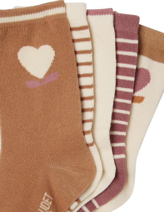 Actual product image Vertbaudet 5er-Pack Mädchen Socken, Herzen (5-pack, 31, 34)