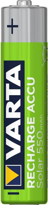 Actual product image Varta Recharge Accu Solar (2 pcs., AAA, 550 mAh)