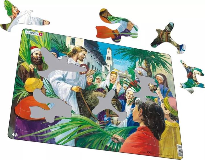 Immagine prodotto Larsen Puzzle - L'entrata a Gerusalemme (32 pezzi)