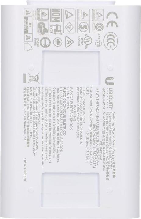 Produktbild Ubiquiti U-POE-AF (802.3af (PoE), 15.30 W)