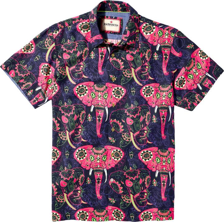Joe Browns Elephant Print Statement Short Sleeve Shirt