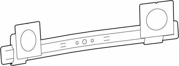 Produktbild Ergotron Accessory Lx Pro Dual Display Bow End white (Tisch, 27.01")