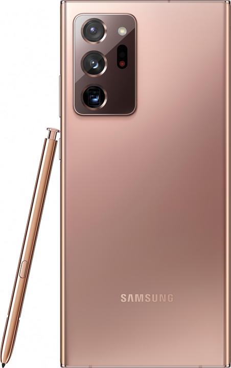 Produktbild Samsung Galaxy Note 20 Ultra (256 GB, Mystic Bronze, 6.90", Hybrid Dual SIM + eSIM, 108 Mpx, 5G)