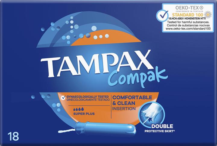 Tampax Tampons Compak Super Plus (18 x, Large)