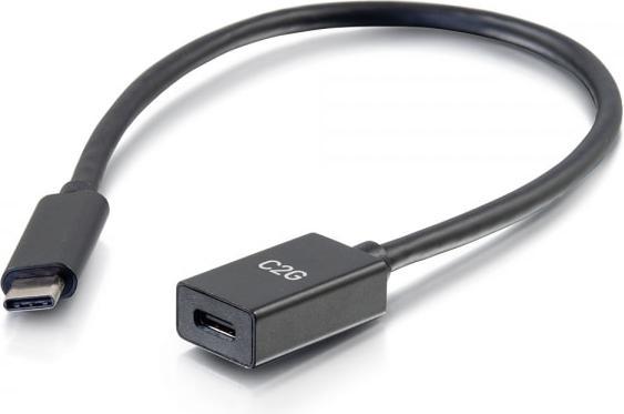 Actual product image C2G Extension cable USB-C to C 3.1 (Gen 2) male/female () (0.30 m, USB 3.2 Gen 2)