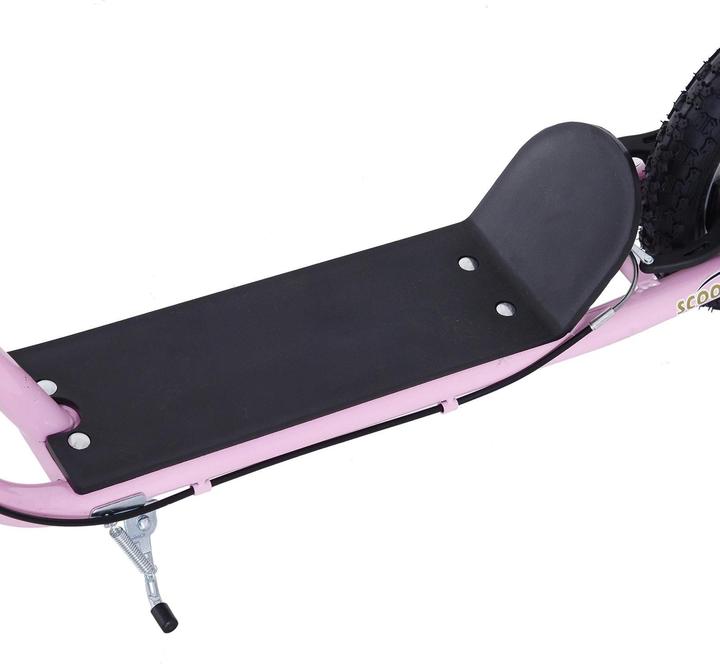 Image du produit Homcom trottinette pour enfants avec frein à main, pneus gonflables extra-épais, guidon réglable en hauteur