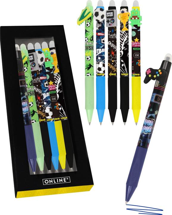 Image du produit Online 6er Pack Gelpen magiXX Boys gemischt (bleu effaçable, 1 x)