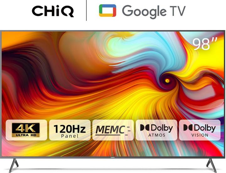 Immagine prodotto CHiQ U98F8TG 98" 249cm 16:9 UHD QLED Google TV bk (98", QLED, UHD)