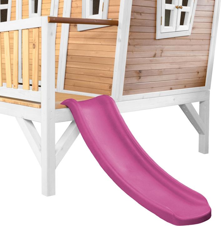 Immagine prodotto Axi Emma Playhouse marrone/bianco - scivolo viola