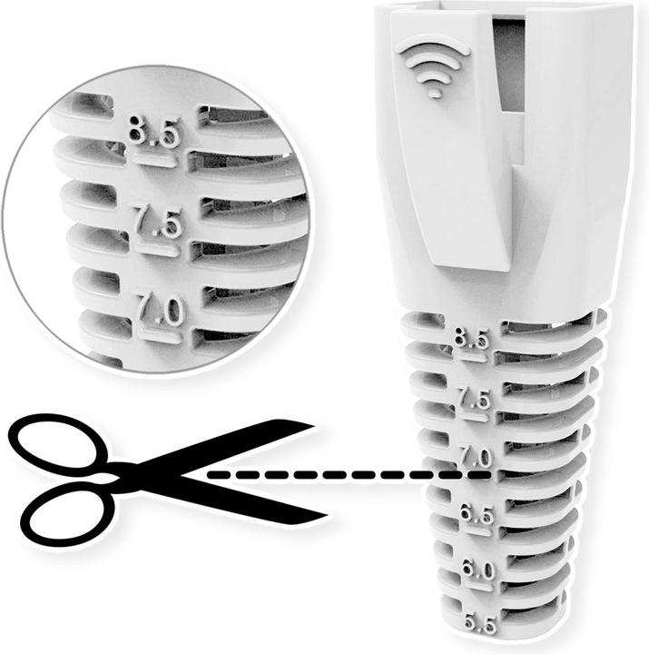 Produktbild Roline Knickschutztülle für RJ-45 (Stecker Tülle)
