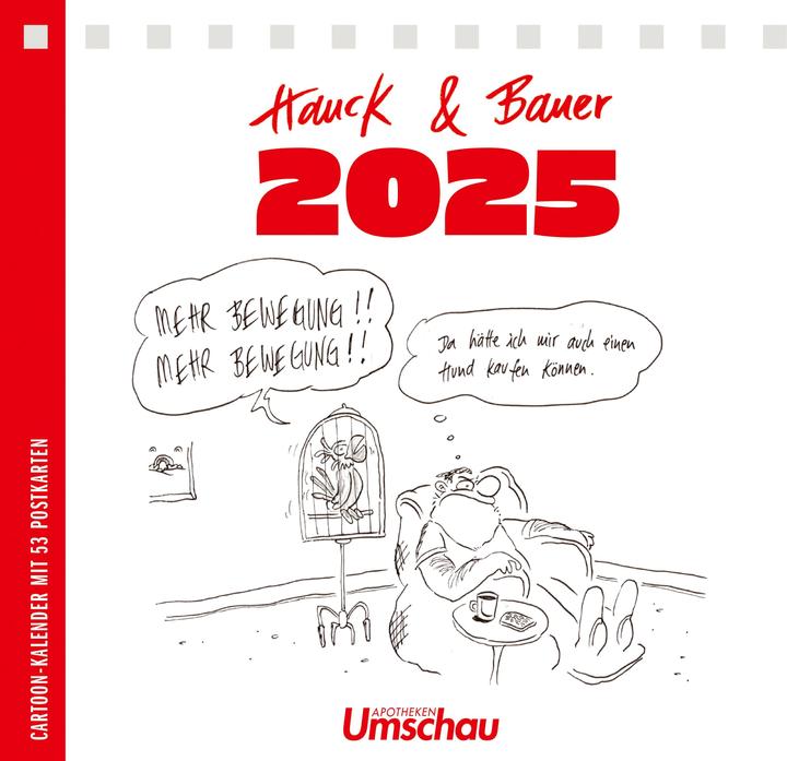 Produktbild Hauck & Bauer Postkartenkalender 2025 (Deutsch)