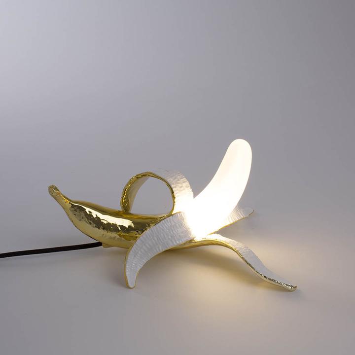 Image du produit Seletti Banana Lamp Dewey Lampe de table or (480 lm)