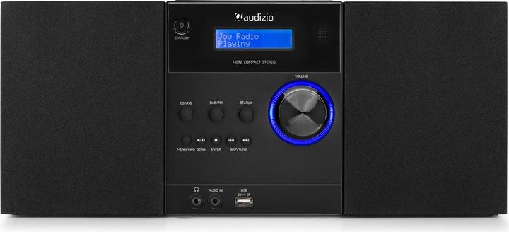 Produktbild Audizio Metz Micro-HiFi System (Bluetooth, CD Player, 2x 15 W)
